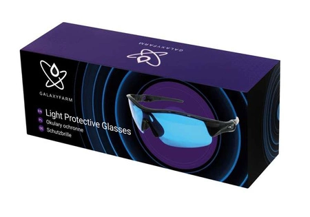 GALAXYFARM protective glasses - okulary ochronne filtrujące światło  LED/HPS/CFL