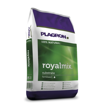 Plagron ziemia Royal Mix 25L | jakościowa mieszanka torfu, perlitu i bio humusu