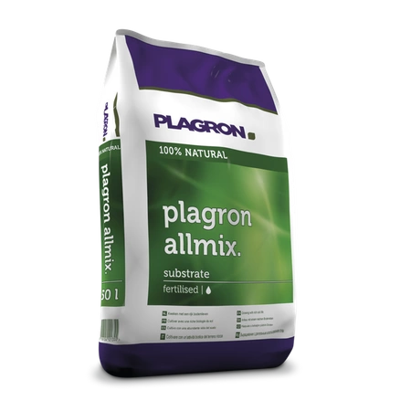 Plagron ziemia All Mix 50L | mieszanka torfu, perlitu, wormhumusu i nawozu bio supermix